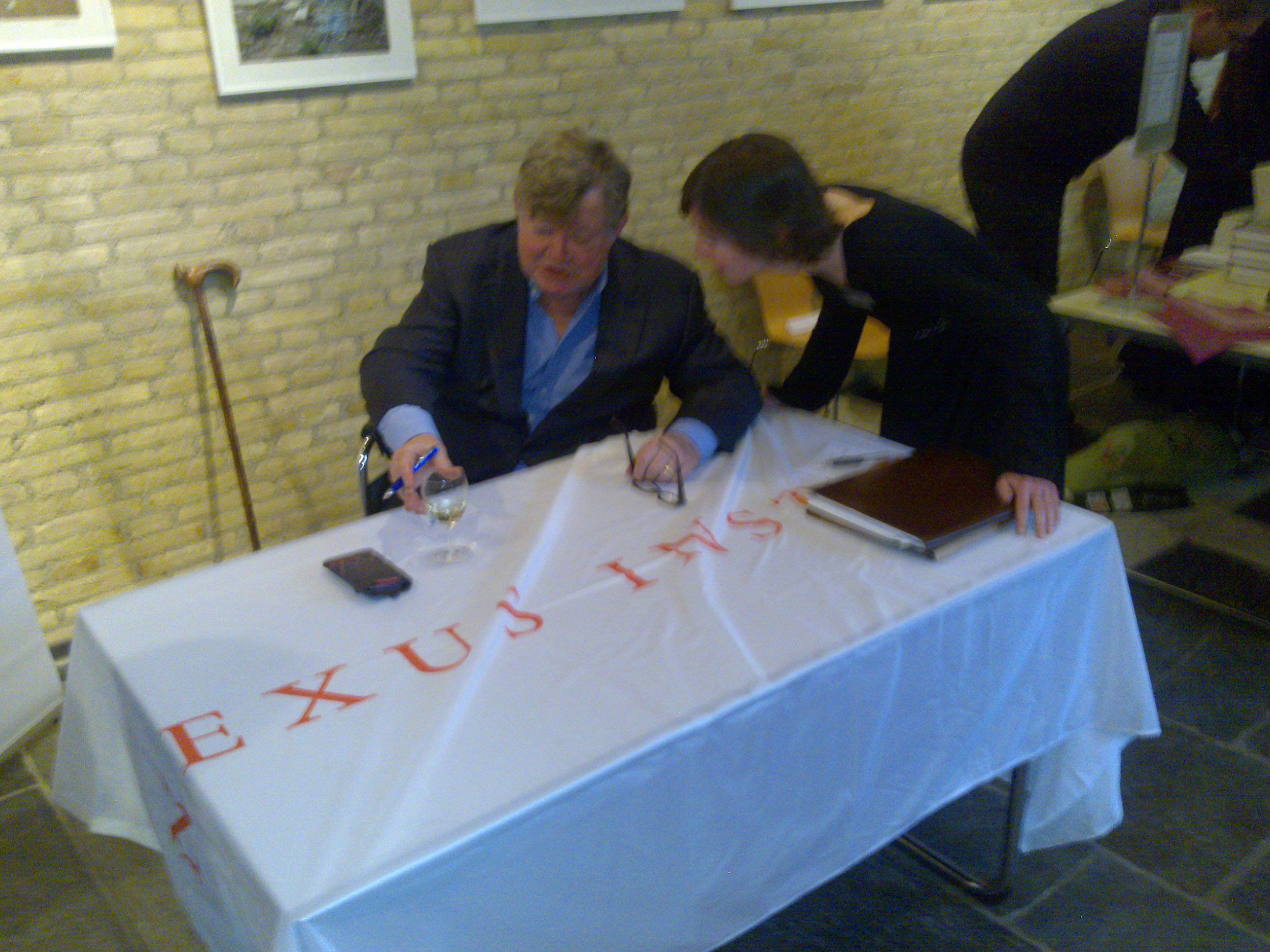 Robert Hughes signing at Nexus Institute